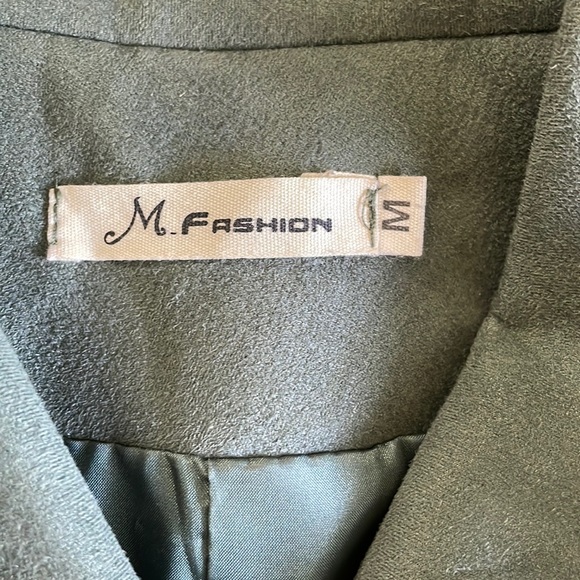 M. Fashion Faux Suede Moto Jacket Size M - Picture 3 of 9